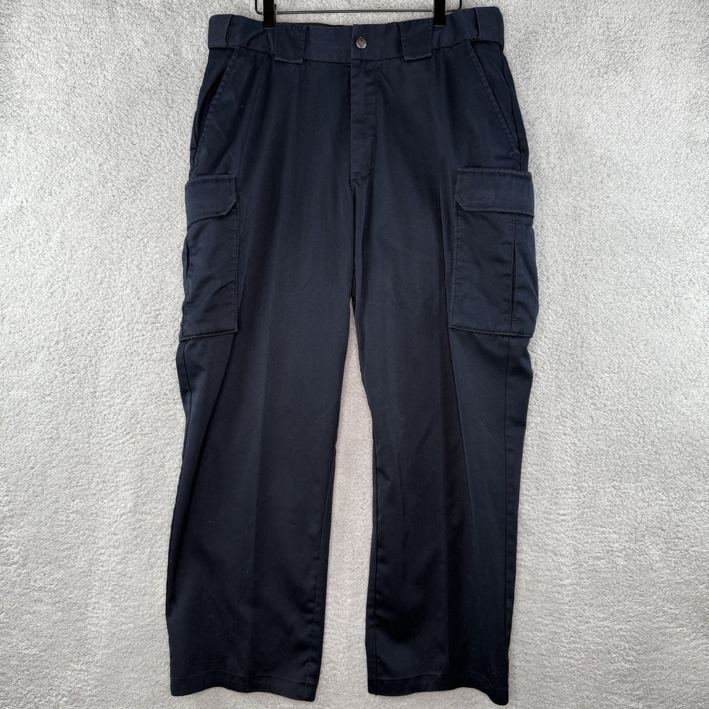 5.11 Tactical Pants Men's Cargo Pockets Zip Navy Blue Utility Belt Loops Size 38